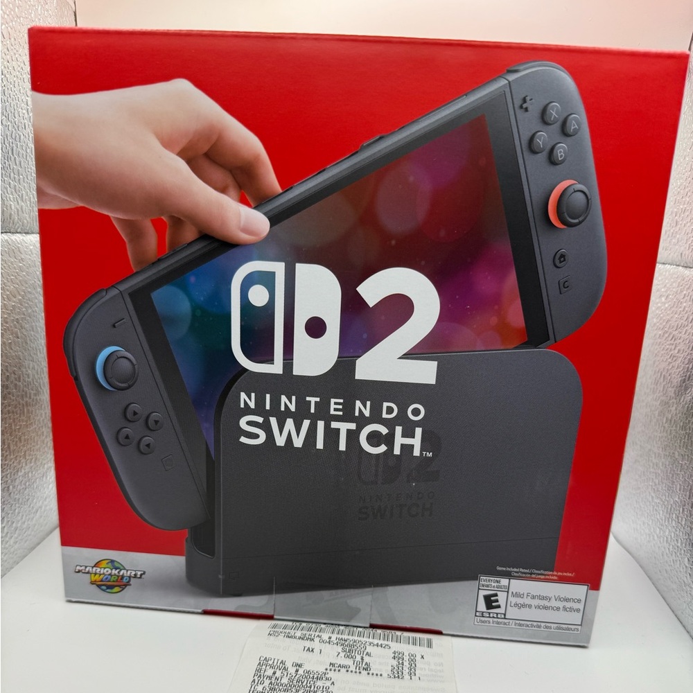 NEW Nintendo Switch 2 + Mario Kart World Bundle